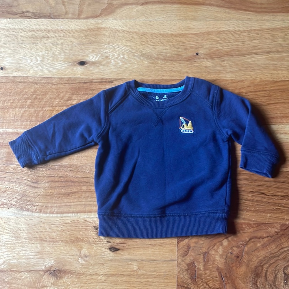 Blue sweatshirt